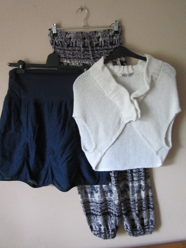 Esprit + X-as + Pieces pakketje voor maat 36/38, Zo goed als nieuw, Maat 36 (S), Lang, Pieces + X-as