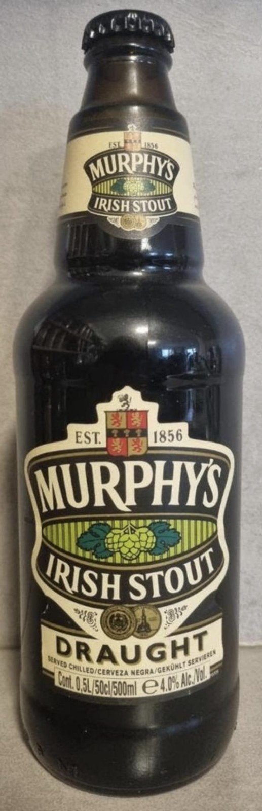 Murphy’s Irish Stout '02 50cl: Lady's Well Brewery, Cork, Verzamelen, Ophalen of Verzenden, Zo goed als nieuw, Flesje(s), Overige merken