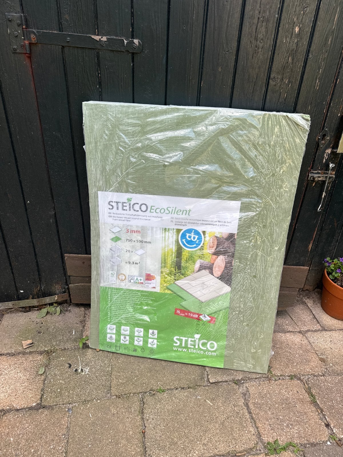 2 pakken ondervloer STEICO EcoSilent 3mm, 9.3m², Ophalen, Overige materialen, 30 cm of meer, 50 tot 150 cm