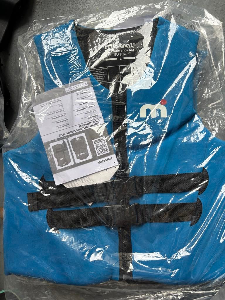 Mistral Neopreen Reddingsvest/Zwemvest Maat L, Ophalen, Nieuw, Dame of Heer, Reddingsvest of Zwemvest