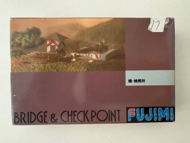 ROWASP OUTLET | Fujimi 1/76 76110 Bridge & Check. INCOMPLEET, Fujimi, Gebruikt, 1:50 of kleiner, Ophalen of Verzenden