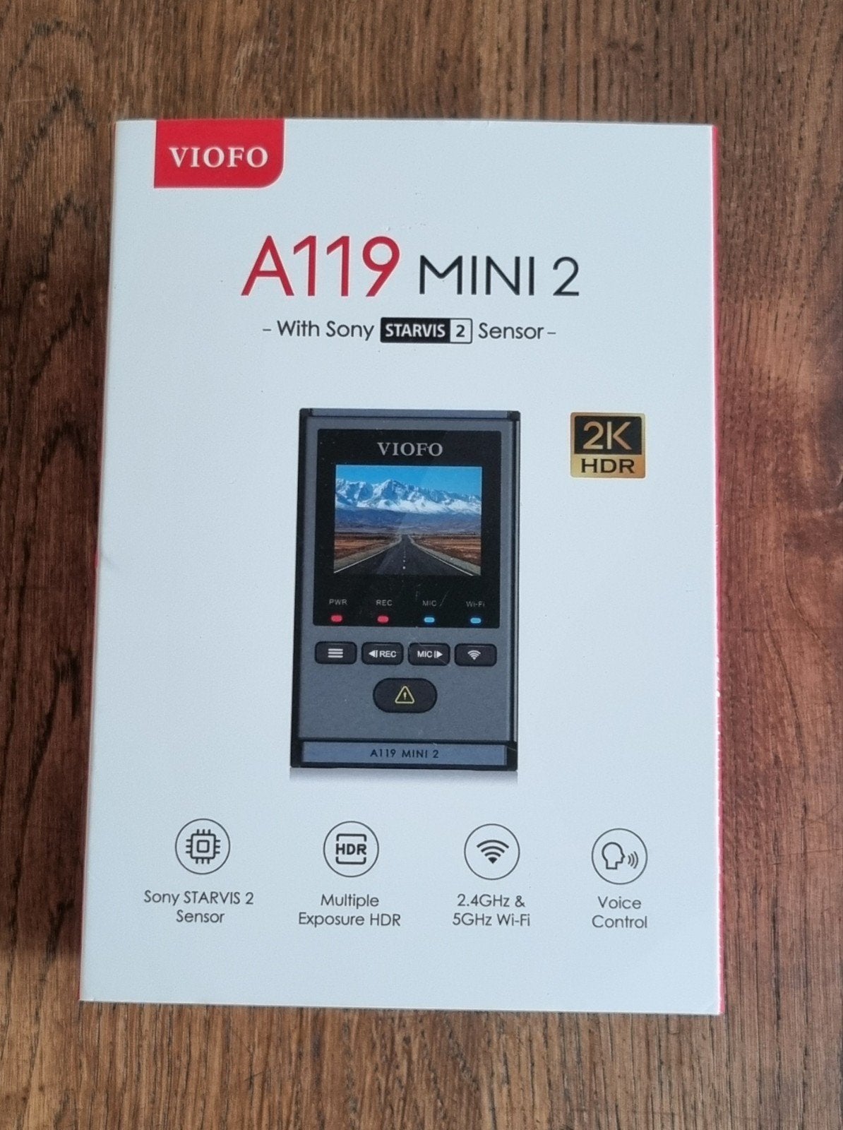 VIOFO A119 MINI 2 Dashcam - zgan in doos, Ophalen of Verzenden, Zo goed als nieuw
