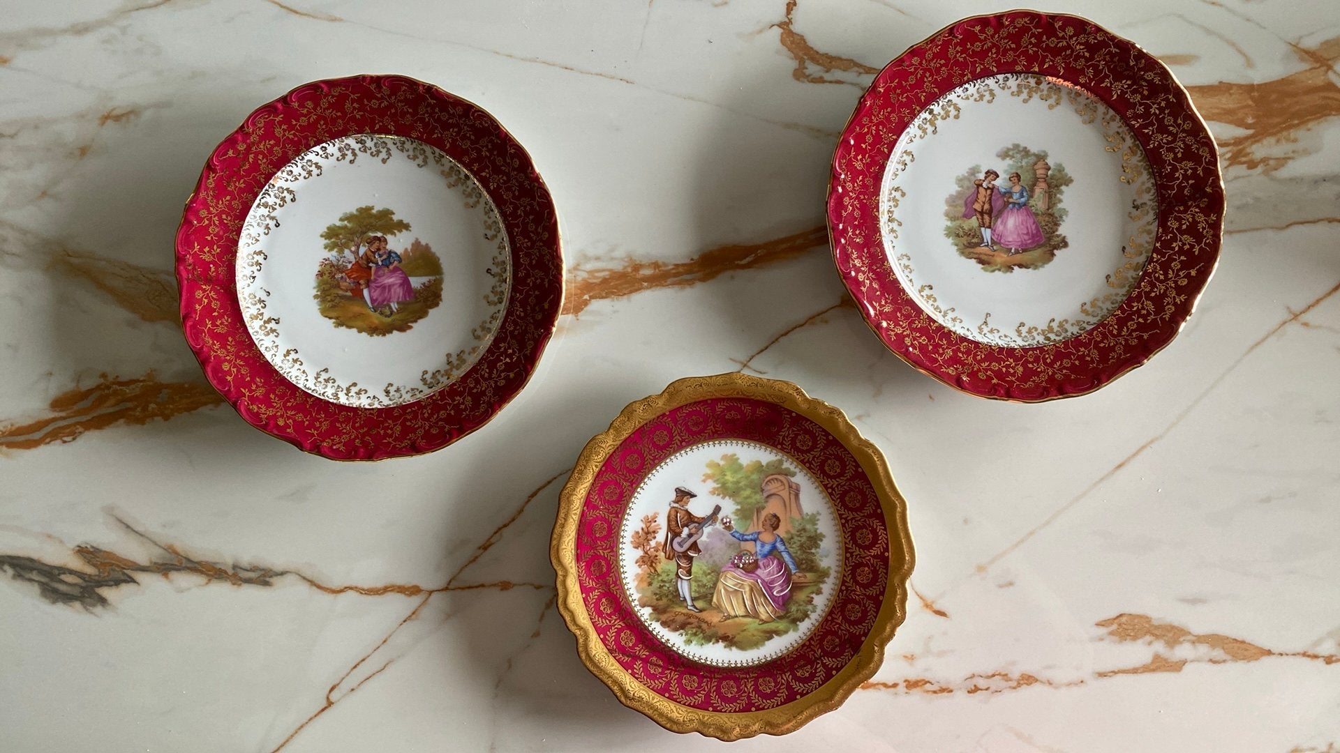 Limoges 1x Jammet Seignolles Rehaussé Main, Ophalen of Verzenden