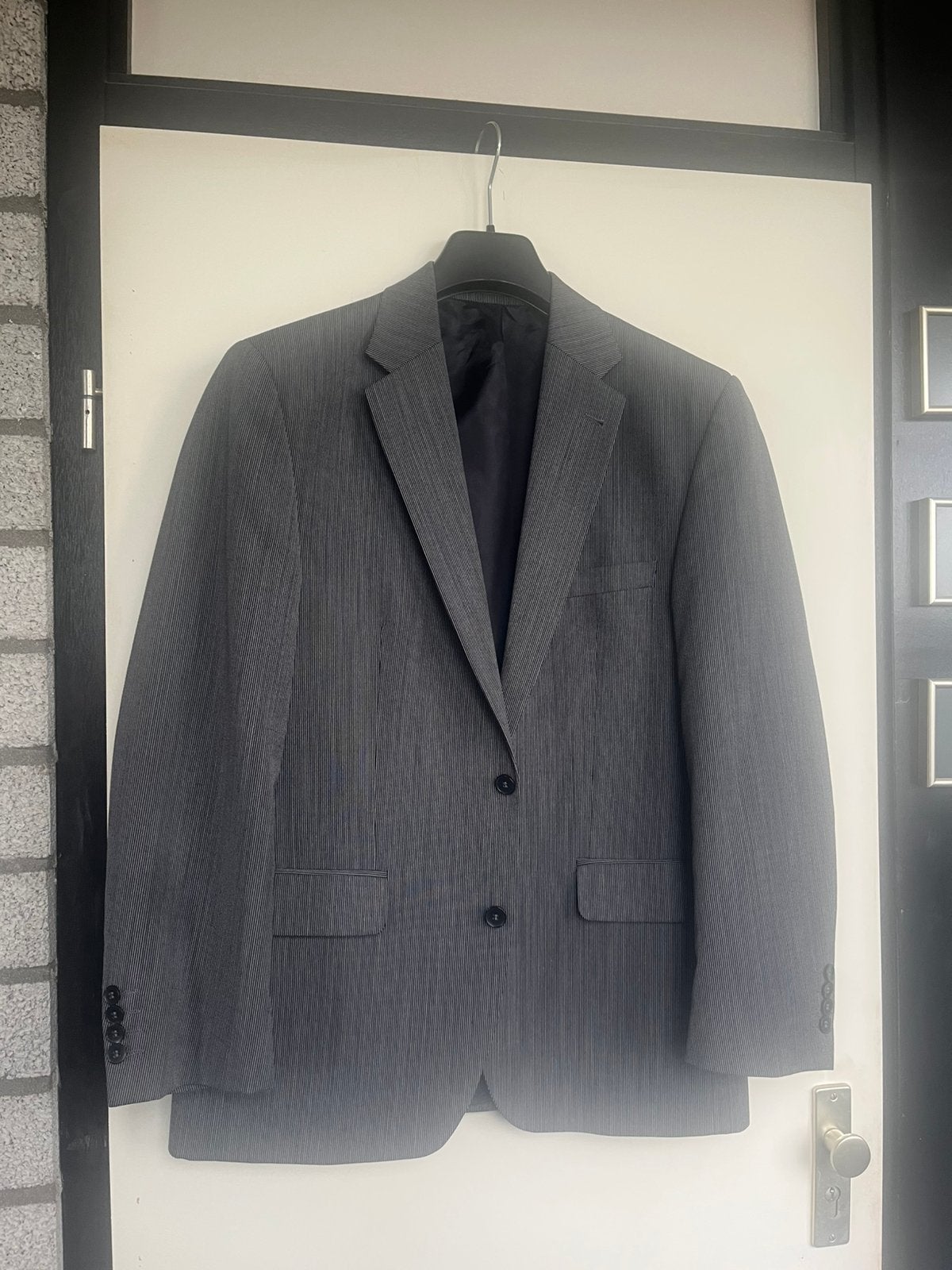 Heren colbert maat 48, Kleding | Heren, Ophalen of Verzenden, Zo goed als nieuw, Maat 48/50 (M), Grijs