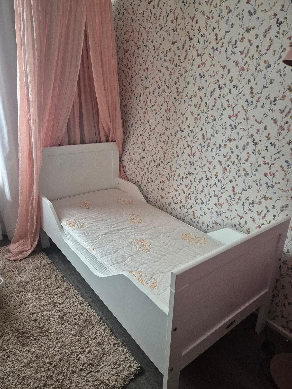 Bopita peuterbed met matras en wasbare hoes, Kinderen en Baby's, Kinderkamer | Bedden, 70 tot 85 cm, 140 tot 160 cm, Zo goed als nieuw
