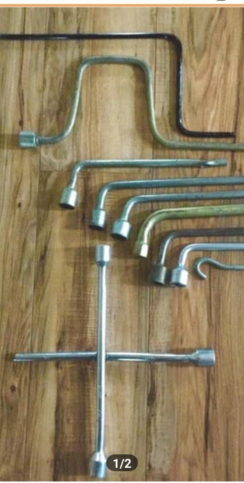 Auto gereedschap/ Wiel sleutels, Ophalen, Zo goed als nieuw, IJzer, Slot