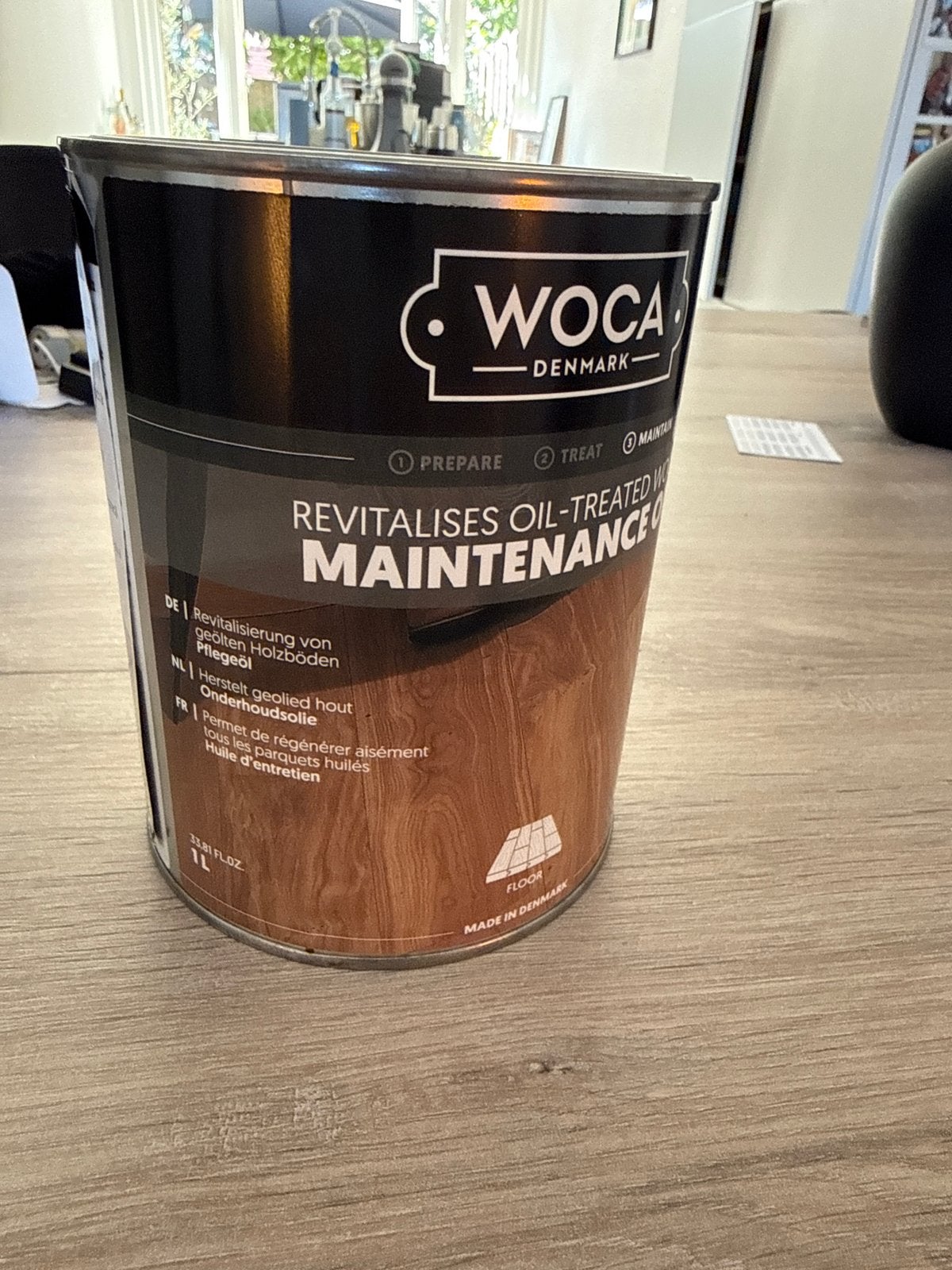 WOCA Onderhoudsolie voor geolied hout - 1 liter ongebruikt, Minder dan 5 liter, Ophalen, Nieuw, Beits
