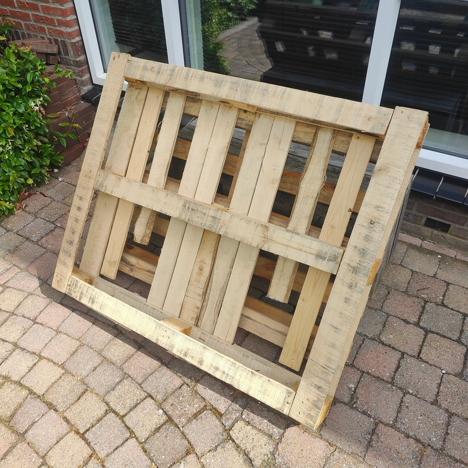 Gratis Pallets 120x100 en 120x80 - Ook per stuk af te halen, Ophalen, Gebruikt, 50 mm of meer, Pallet