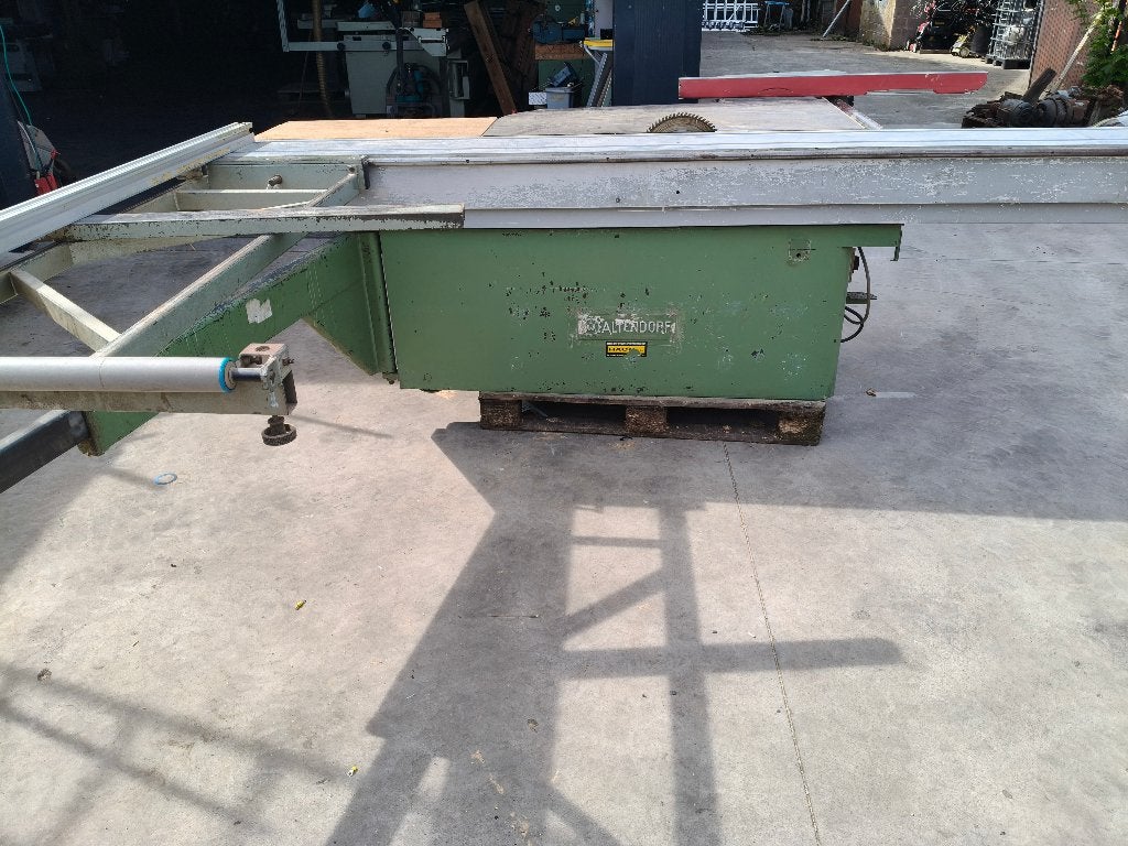 paneelzaag / formaatzaag altendorf met voorritser, Doe-het-zelf en Verbouw, Gereedschap | Zaagmachines, Ophalen, Gebruikt, Overige typen