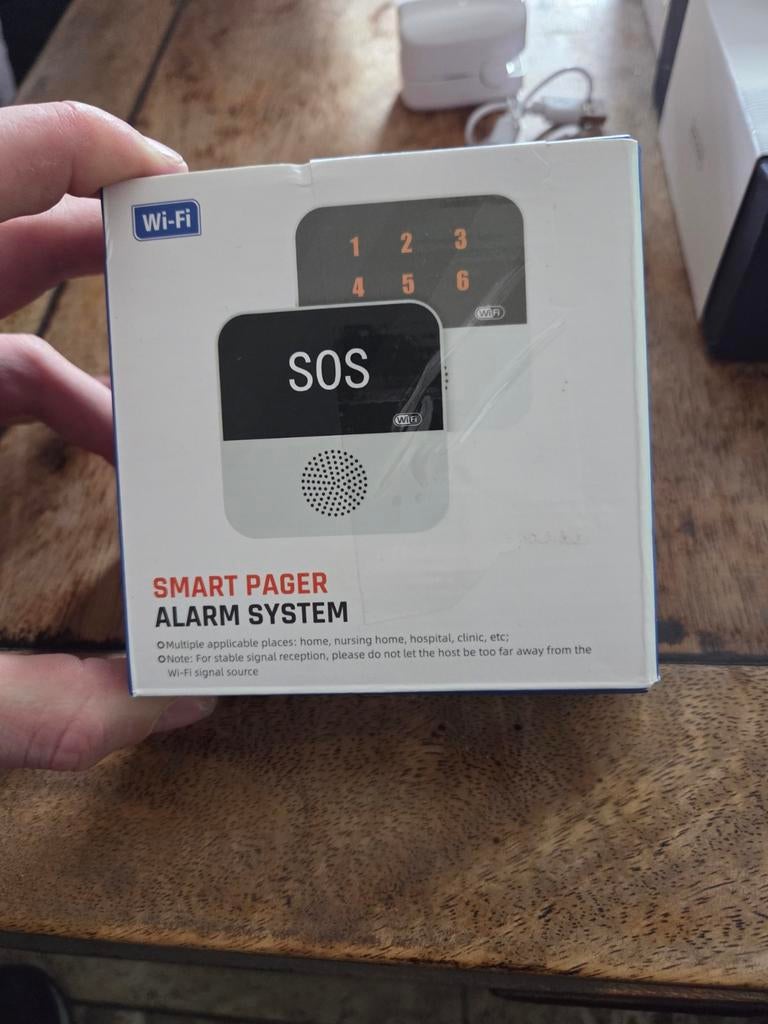 Smart Pager Alarmsysteem met Wi-Fi en SOS-functie, Ophalen of Verzenden