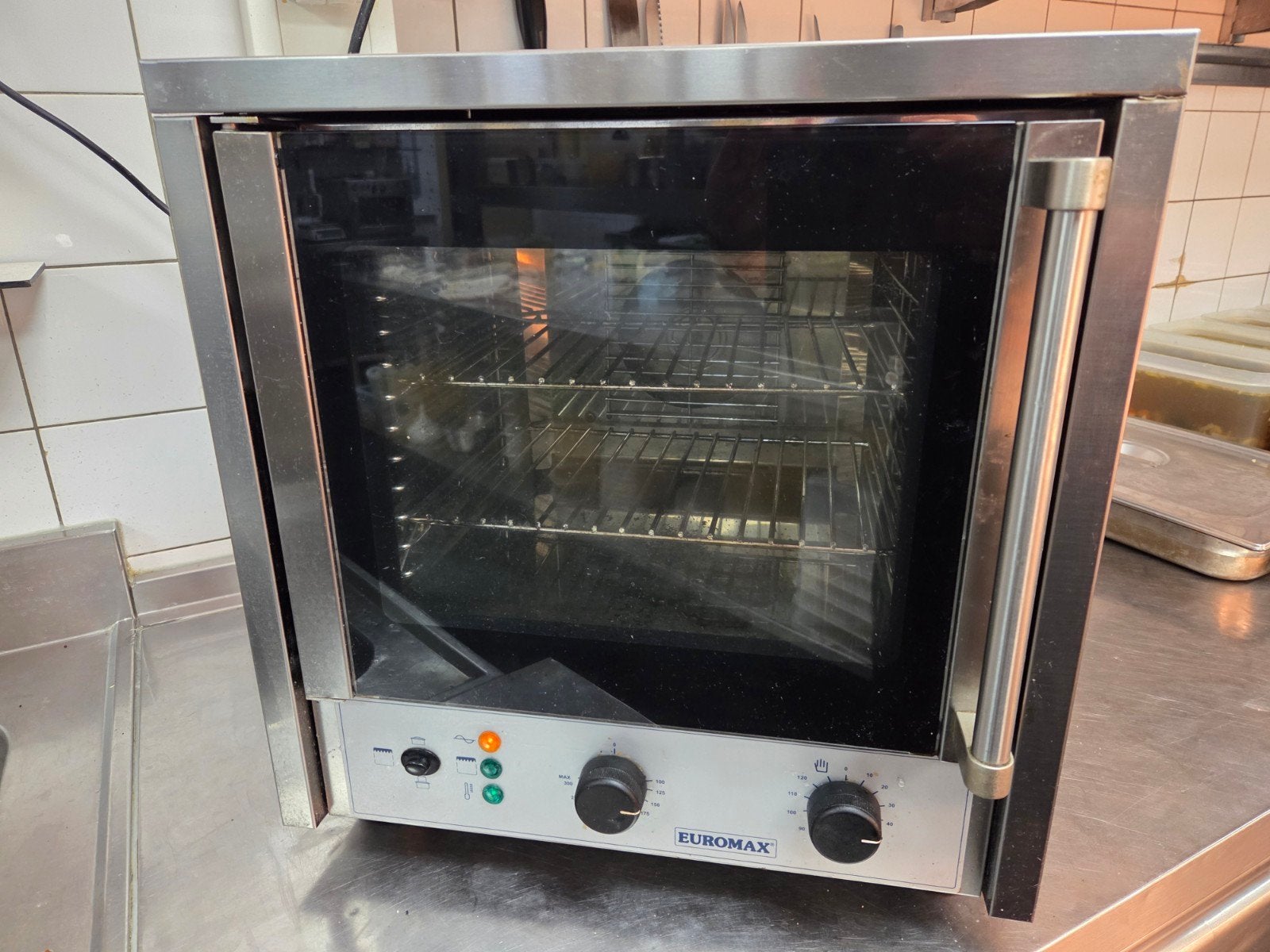Euromax Horeca-oven met grill - 2,5kW + 1,6kW grill, Witgoed en Apparatuur, Ophalen, 45 tot 50 cm, Horeca-oven, Gebruikt