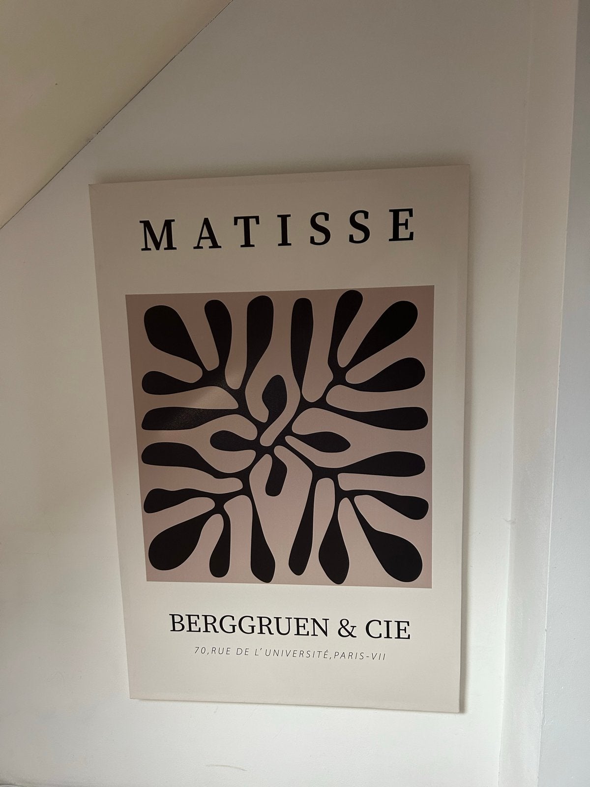 Set van 3 Matisse-stijl abstracte kunstprints, Antiek en Kunst, Ophalen, Abstract, Papier/karton, Ingelijst