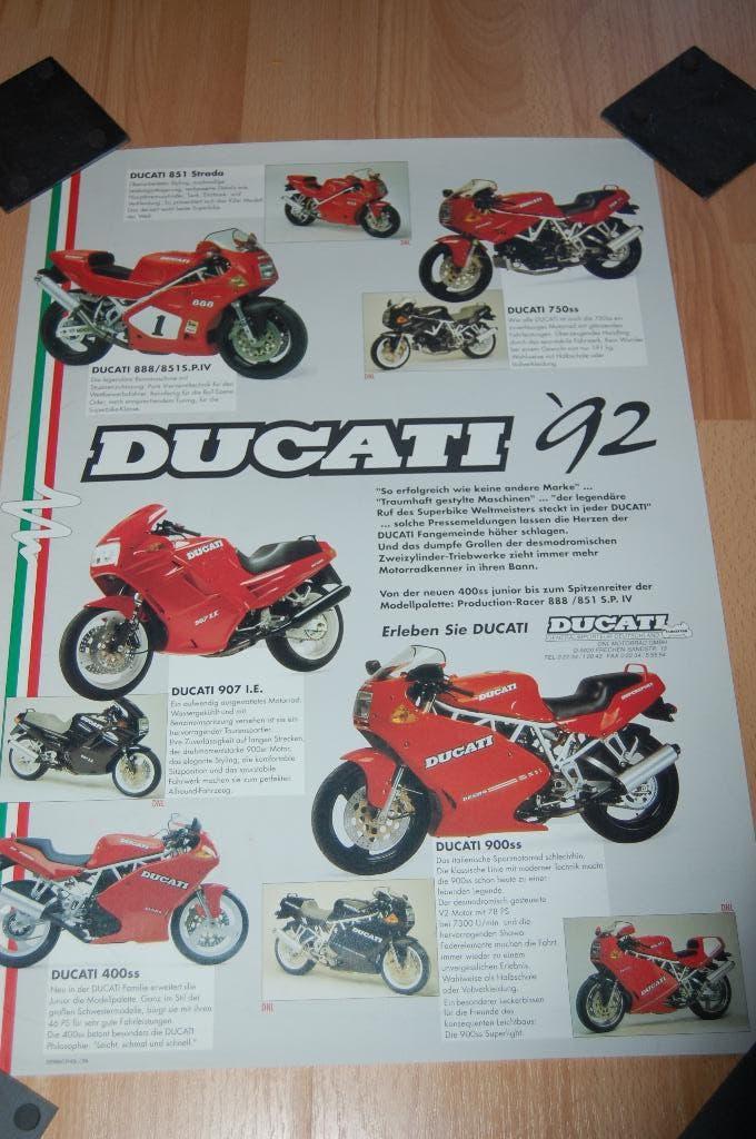Ducati modellen 1992, Ophalen of Verzenden, Ducati