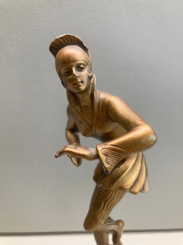 jaren 20 beeldje art deco danseres, Ophalen of Verzenden