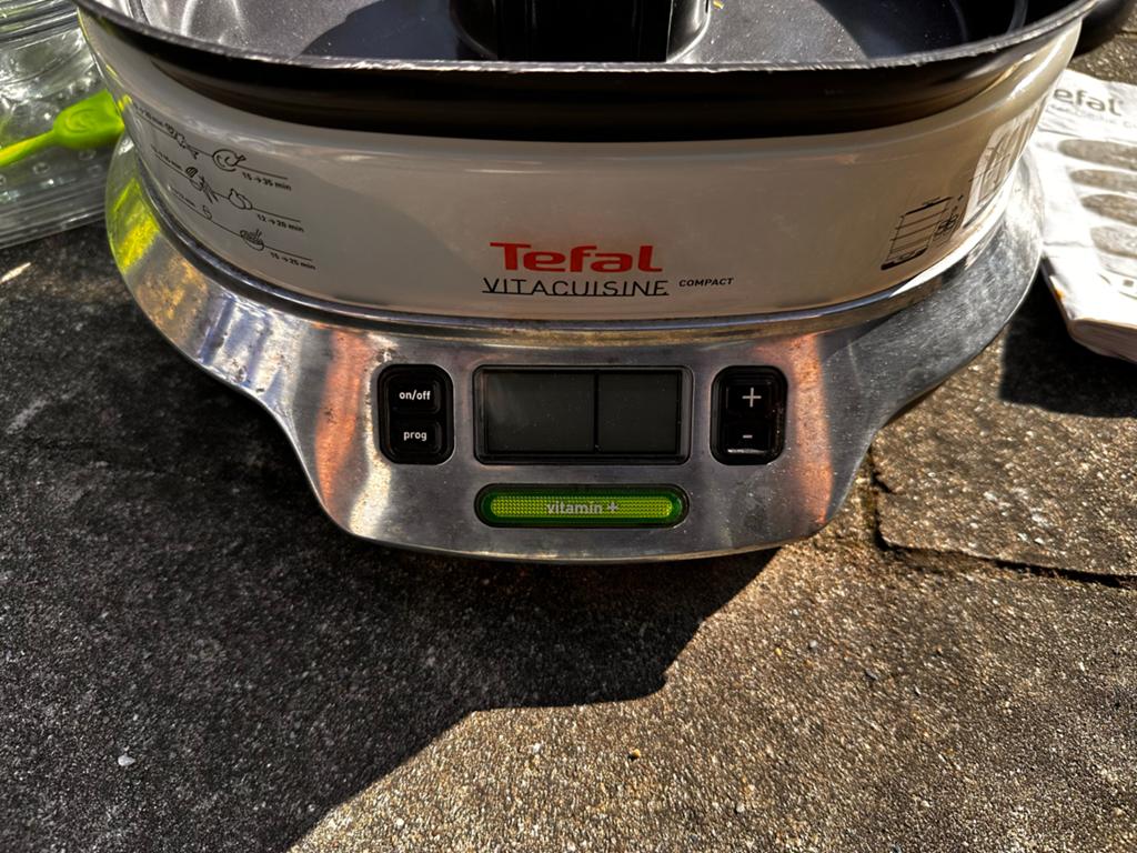 Tefal Vitacuisine Compact Stoomkoker - Compleet, Ophalen of Verzenden, Gebruikt, Stoomreiniger