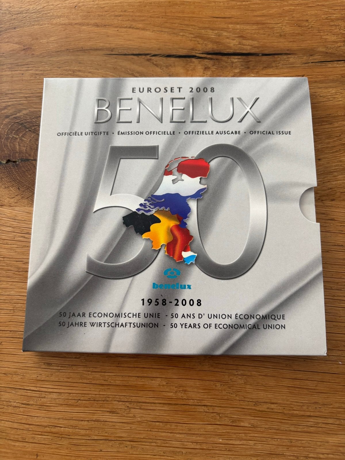 Benelux Euroset 2008 - 50 Jaar Economische Unie, Ophalen of Verzenden, België, Overige waardes, Setje