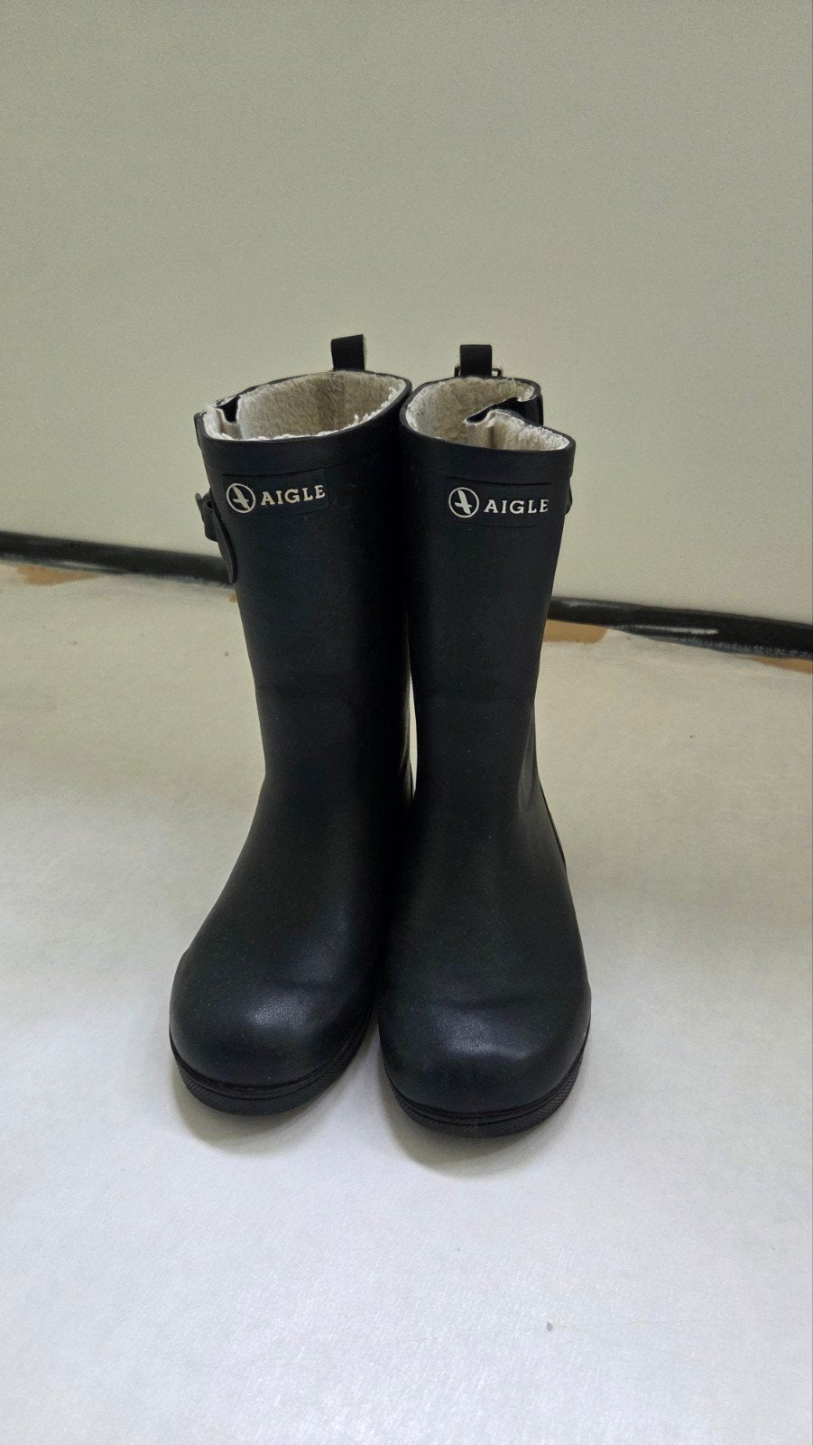 Aigle regenlaarzen gevoerd maat 30, Ophalen of Verzenden, Zo goed als nieuw, Jongen of Meisje, Laarzen