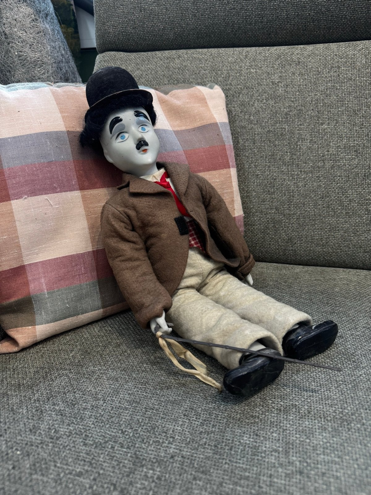 Vintage Charlie Chaplin pop - Unieke verzamelobject, Verzamelen, Kringloopleidschendam, Gebruikt, Pop, Kringloopleidschendam
