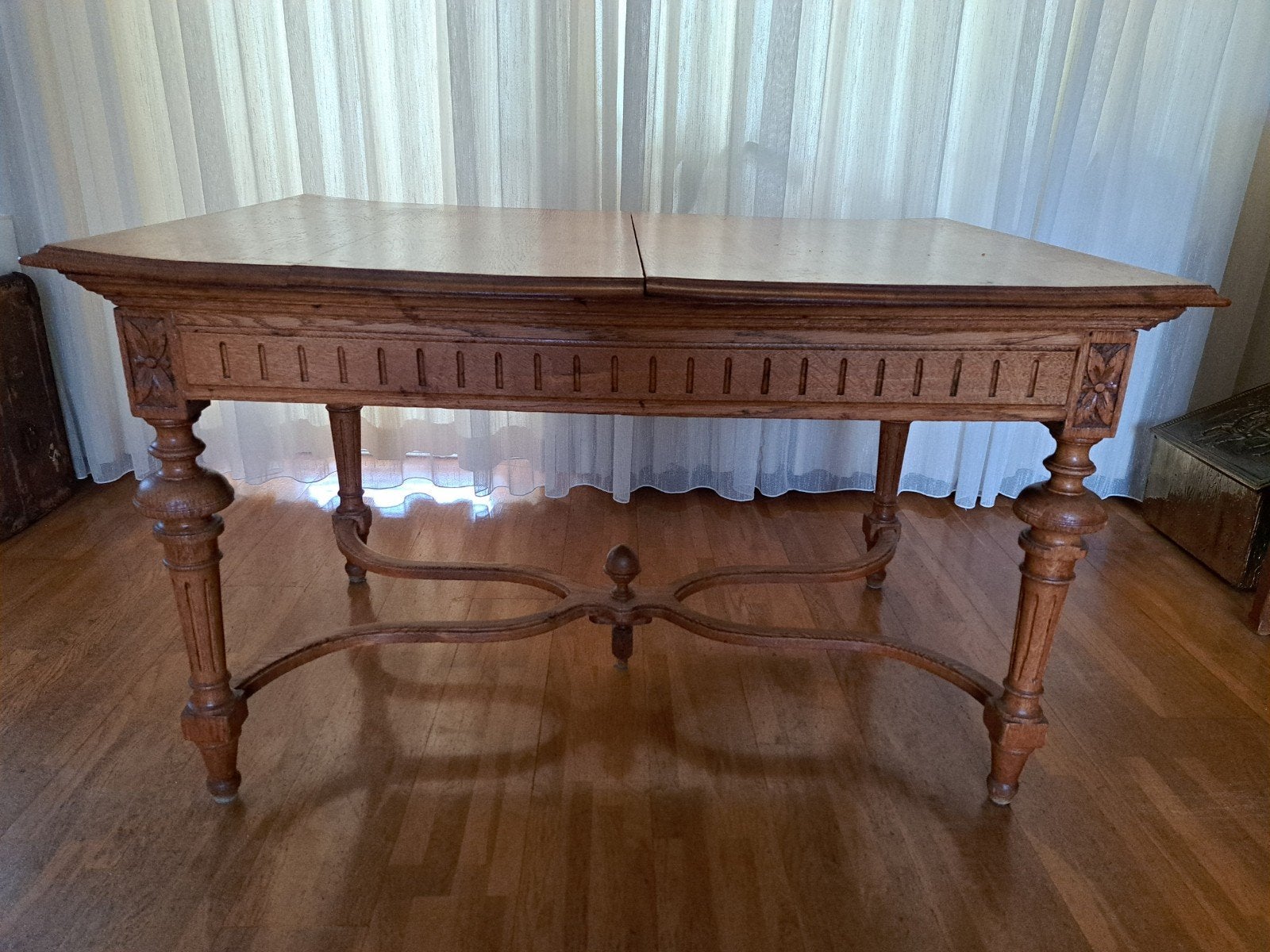 Antieke Mechelse tafel met uitschuifbaar blad, Antiek en Kunst, Ophalen