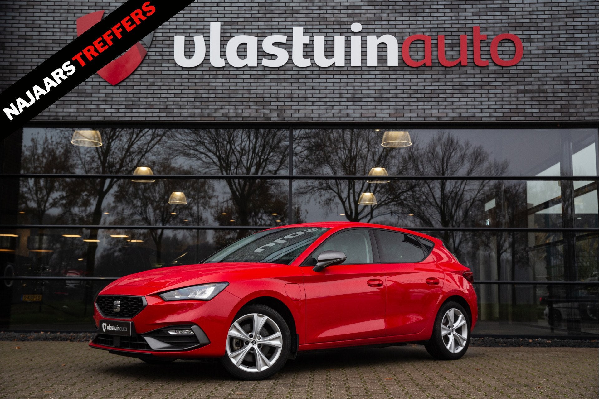 SEAT Leon 1.4 TSI eHybrid PHEV FR , Stoel/stuurverwarming, N, Stof, Gebruikt, Zwart, 4 cilinders