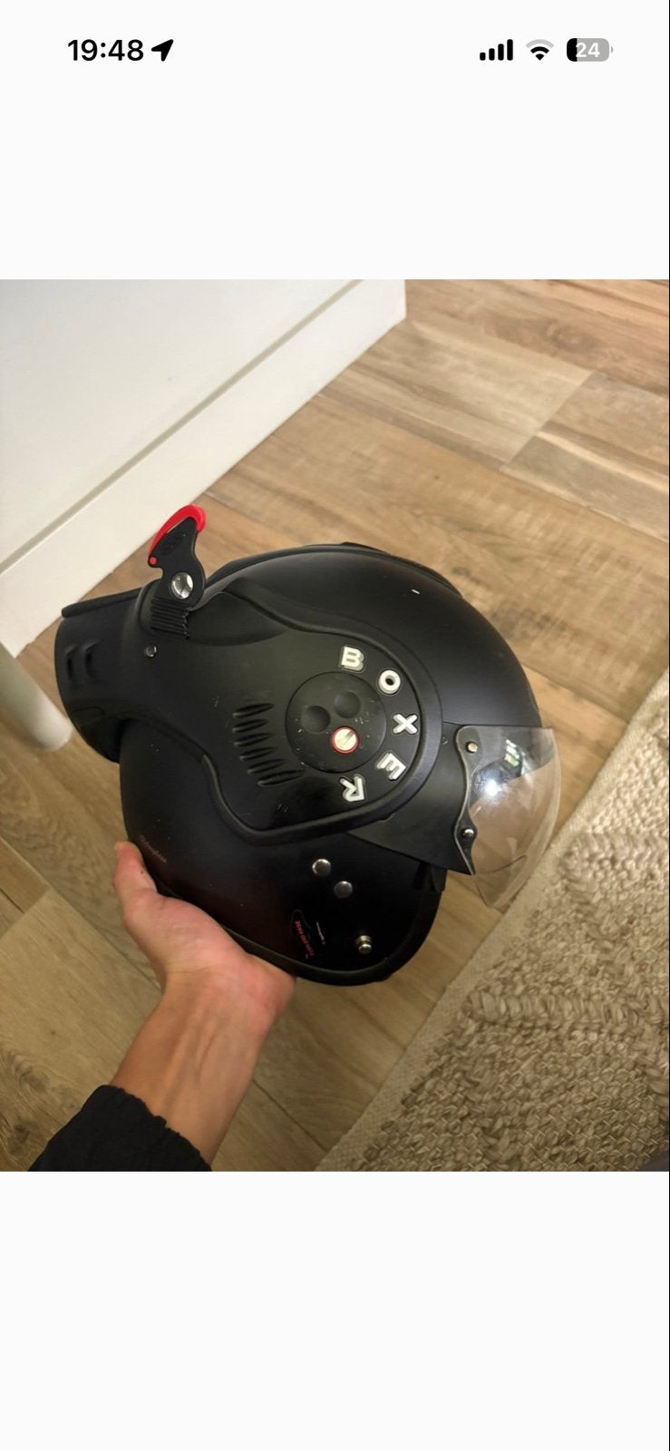 Roof Boxer V8 helm maat S, Motoren, Overige merken, Systeemhelm, Ophalen of Verzenden, S