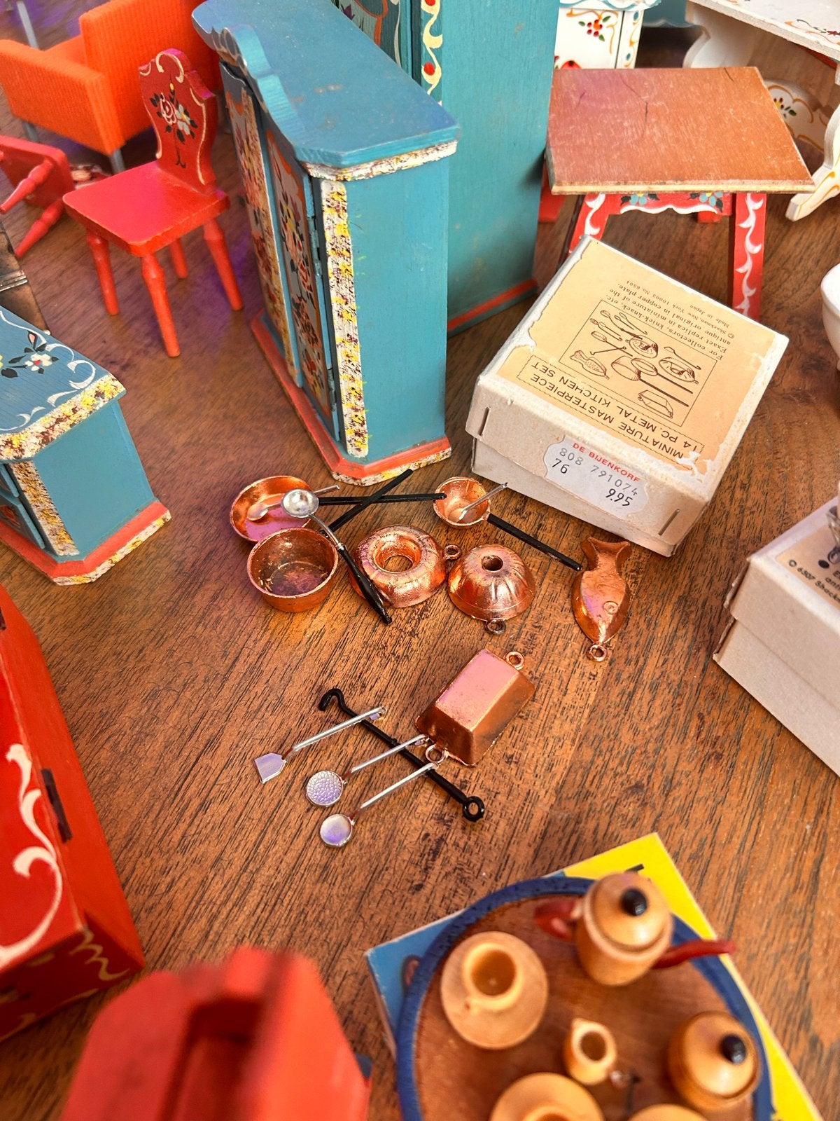 Zeldzame vintage poppenhuis spullen (1960/1970) - 1 koop, Ophalen of Verzenden, Gebruikt, Overige typen