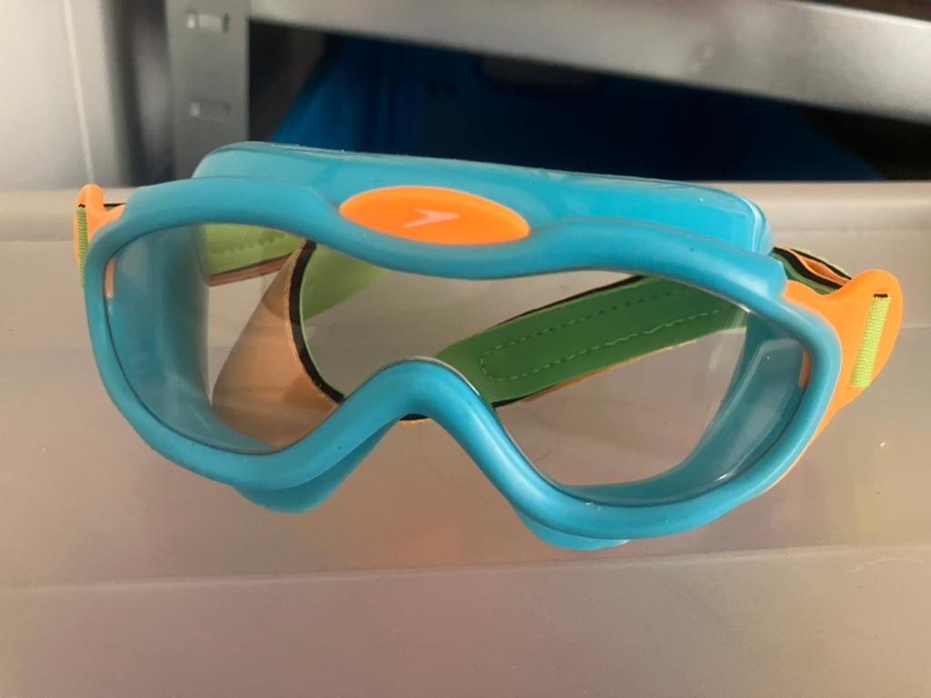 Speedo zwembril kinderen, Watersport en Boten, Ophalen of Verzenden, Zo goed als nieuw, Snorkelmasker