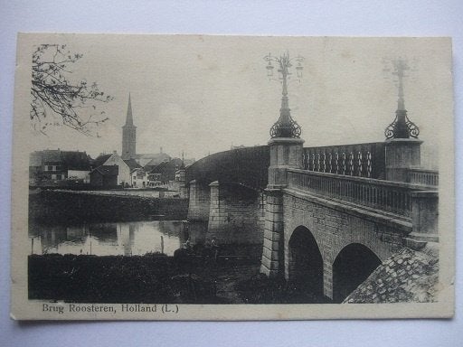 P302 Brug Roosteren - 1932, Verzamelen, Verzenden, 1920 tot 1940, Gelopen, Limburg