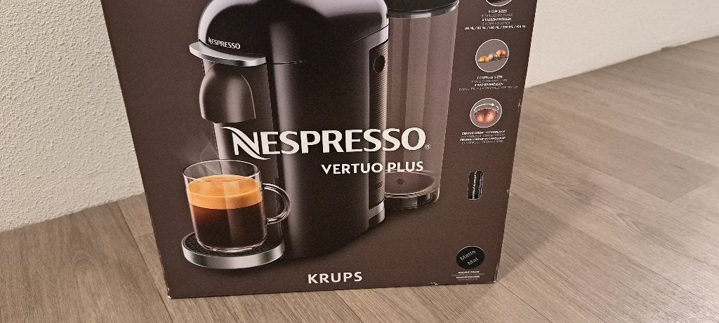 KRUPS NESPRESSO apparaat nieuw Vertuo plus, Witgoed en Apparatuur, Koffiezetapparaten, Ophalen, Nieuw, Espresso apparaat, Afneembaar waterreservoir