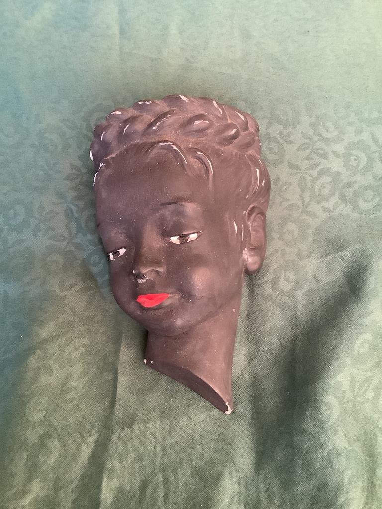 Schattig klein wandhoofdje, Antiek en Kunst, Ophalen of Verzenden