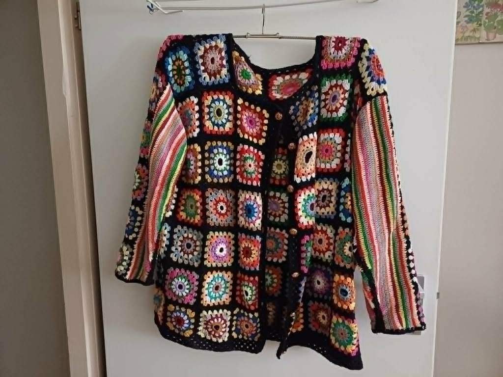 Vest, gehaakt., Ophalen, Zo goed als nieuw, Maat 46/48 (XL) of groter, Overige kleuren