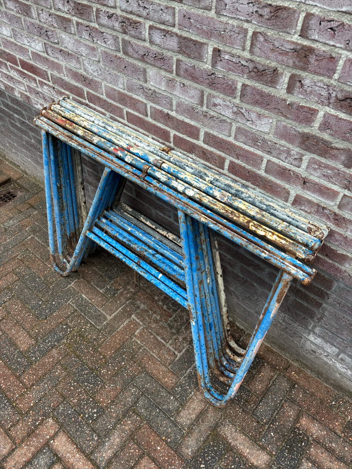 Gebruikte klapschragen  metselschrage  - 4 stuks, Ophalen, Gebruikt, Overige typen, Minder dan 2 meter