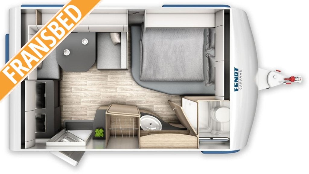 Fendt Apero Activ 390 FH - 2027 - Combi 4E - DOR, Caravans en Kamperen, Bedrijf, Tot en met 3, Overige, 1000 - 1250 kg