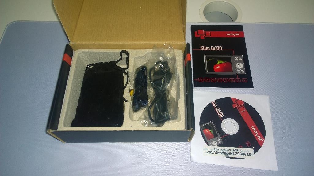 Odys Slim Q600 digitale retro camera, jaren 90, Ophalen, Gebruikt, Overige Merken, Geen optische zoom