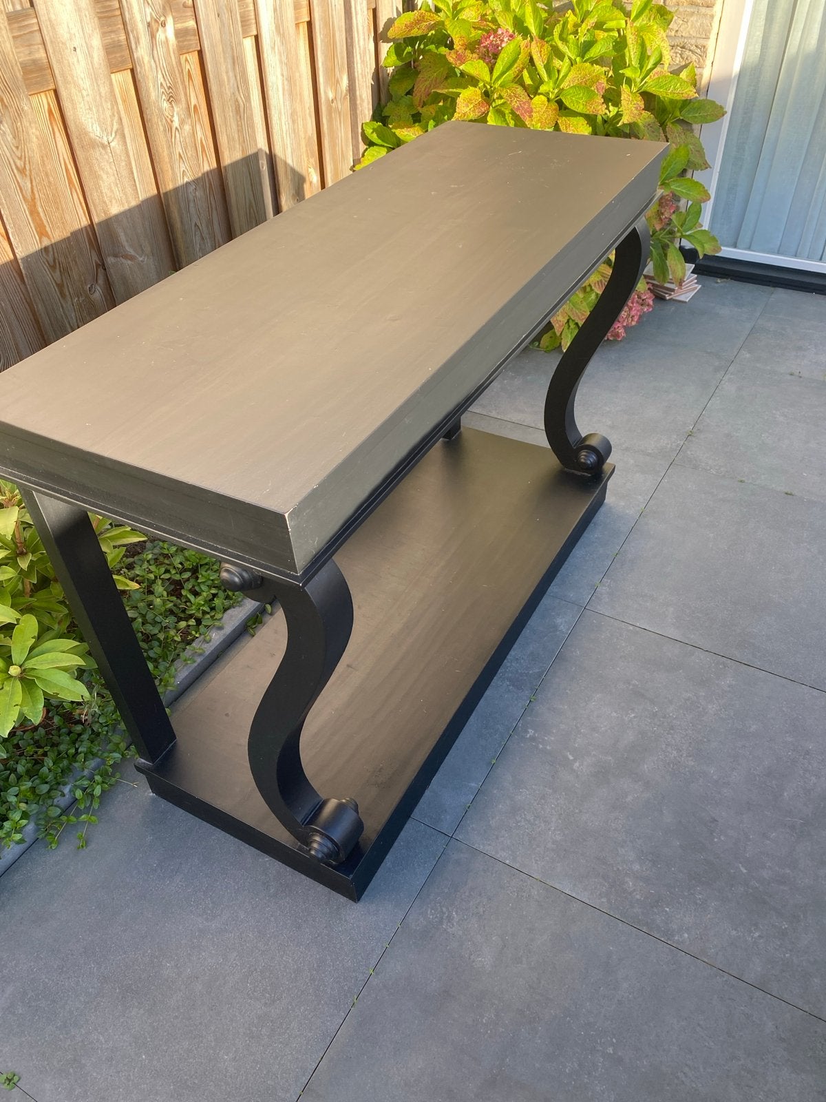 Stijlvolle console tafel - Zwart, Huis en Inrichting, Ophalen, Gebruikt