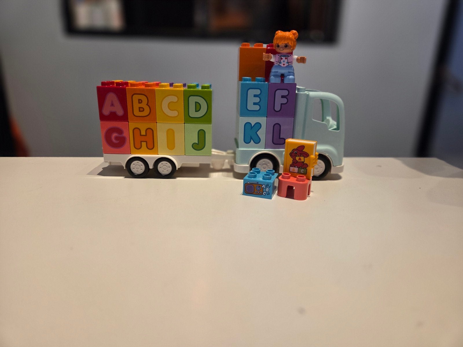 LEGO DUPLO Mijn Eerste Alfabet Vrachtwagen, Ophalen of Verzenden, Zo goed als nieuw, Overige merken