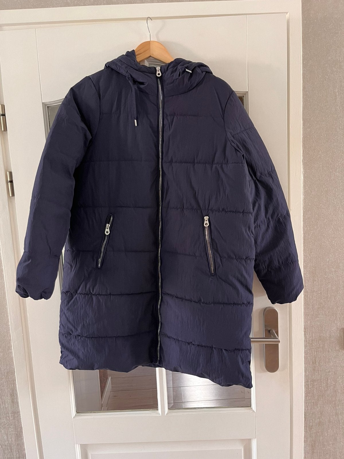 Winterjas positie/zwangerschap, Ophalen of Verzenden, Zo goed als nieuw, Maat 38/40 (M), Zwart