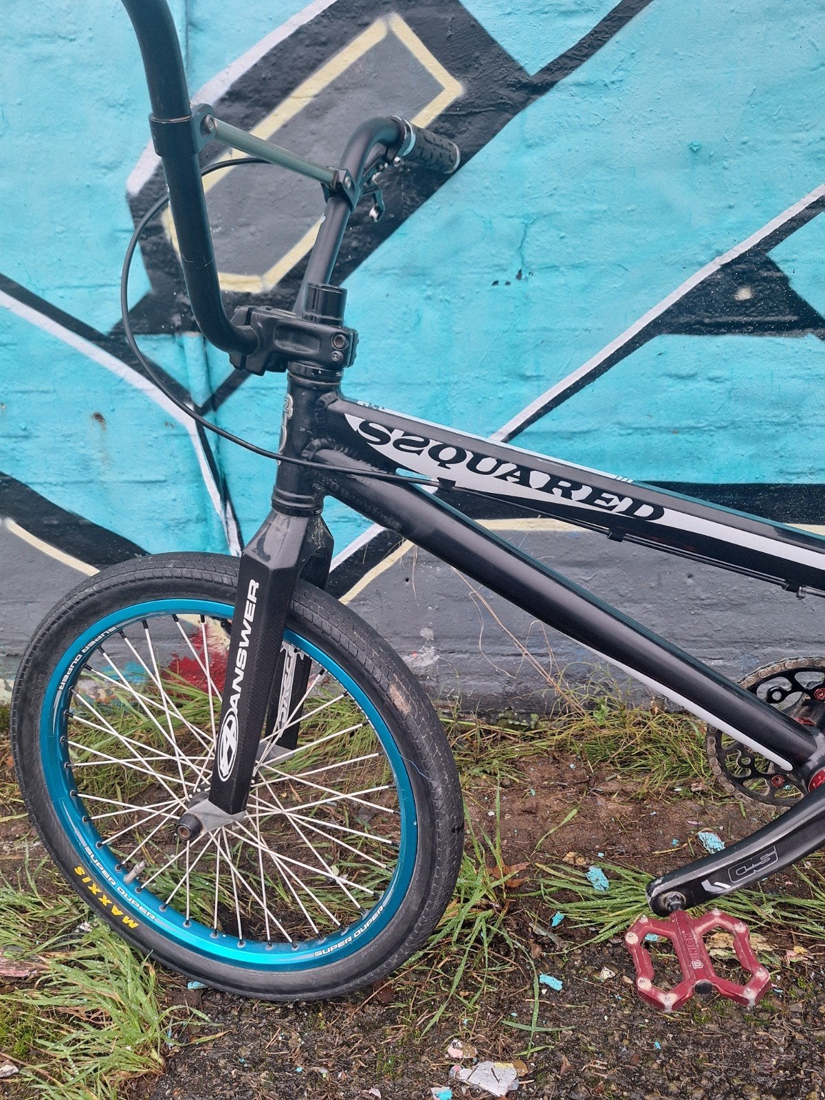 Ssquared BMX Racefiets - USA Made, Fietsen en Brommers, Fietsen | Crossfietsen en BMX, Ophalen, Gebruikt, Velgrem, V-brakes