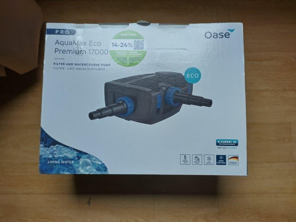 OASE Aquamax Eco Premium 17000 vijverpomp nieuw in doos, Ophalen of Verzenden, Nieuw, Vijverpomp
