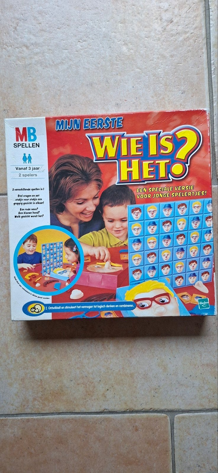 Mijn Eerste Wie Is Het? - MB Spellen, Hobby en Vrije tijd, Gezelschapsspellen | Bordspellen, Een of twee spelers, Ophalen of Verzenden