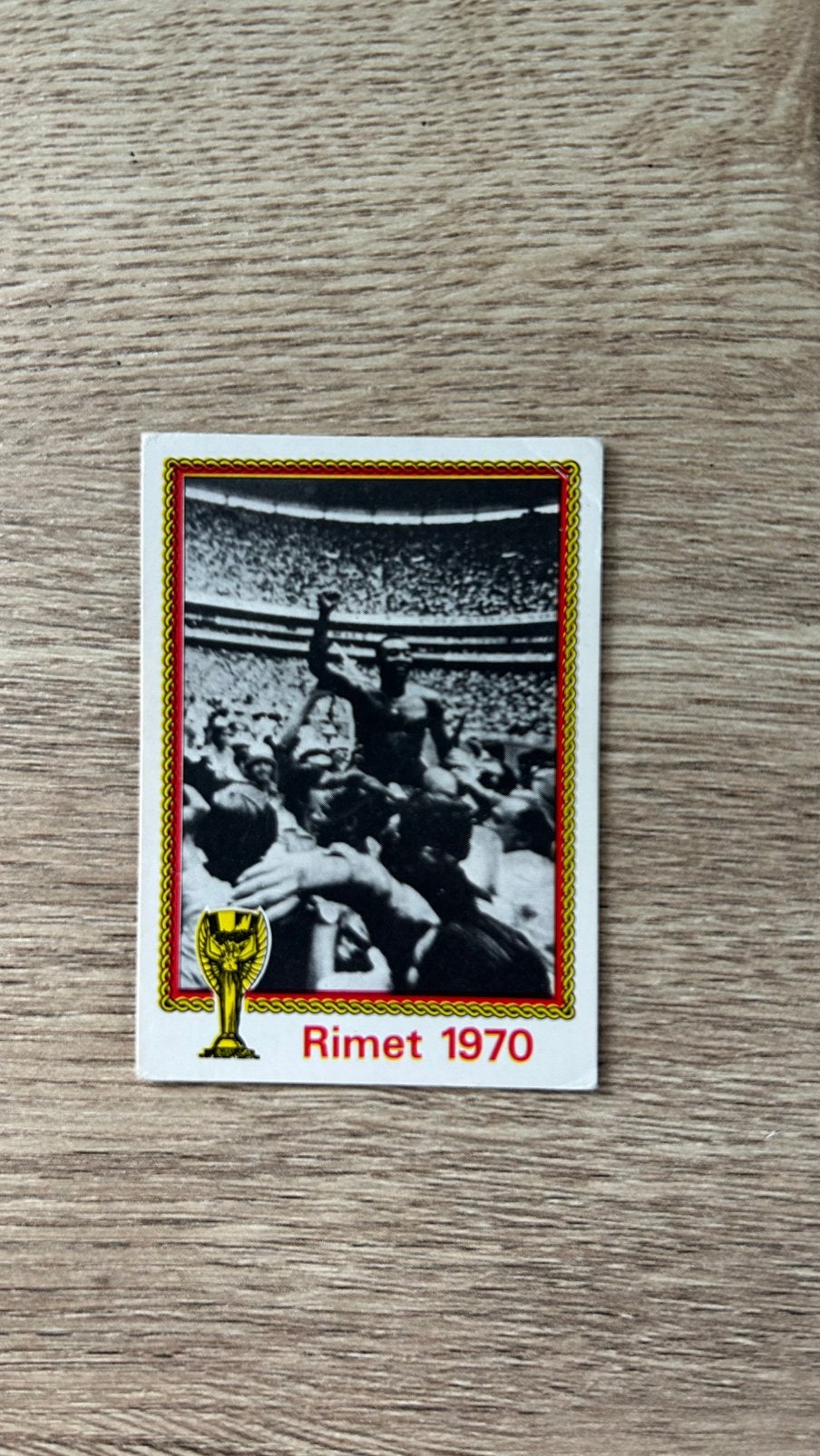 Panini München 74 plaatje Historie Pelé WK 74, Verzenden, Zo goed als nieuw, Sticker