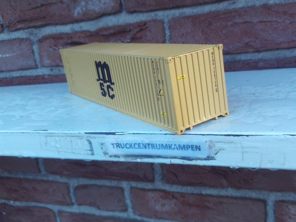 Tekno  M.S.C.  Container., Ophalen of Verzenden, Nieuw, Bus of Vrachtwagen, Tekno