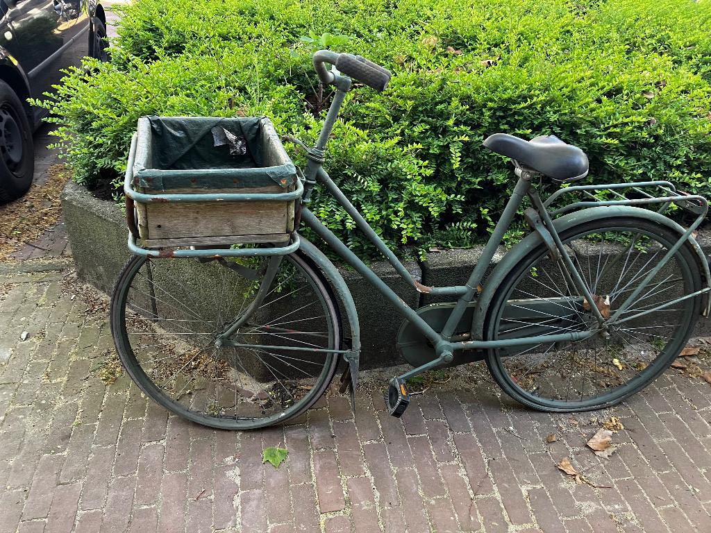 Oude fiets, Ophalen