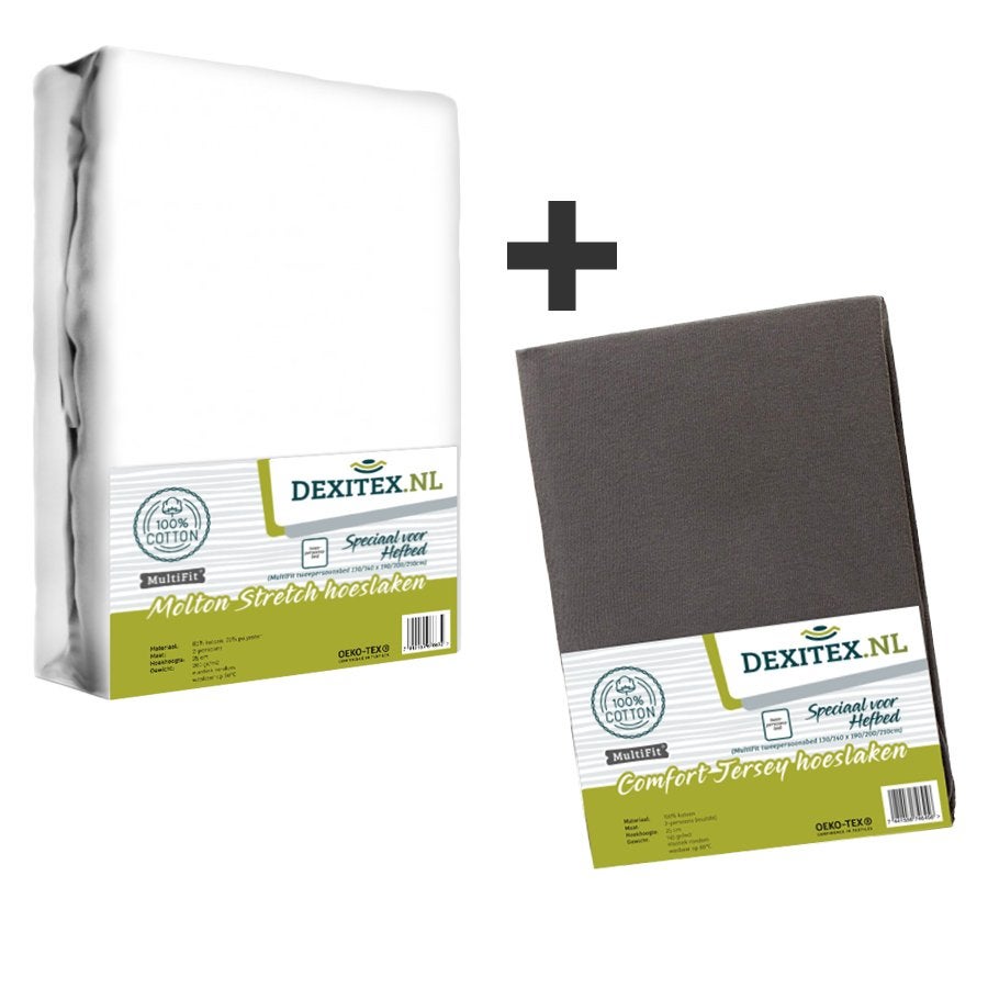 Textielpakket Hefbed 1 Molton + 1 Jersey hoeslaken, Caravans en Kamperen, Matrasbestellen.nl, Verzenden, Buurserstraat 15 A, 7481 EG,Haaksbergen