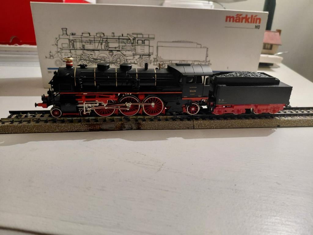 Märklin H0 3318 BR18 434 DRG, Wisselstroom, Gebruikt, Locomotief, Ophalen of Verzenden