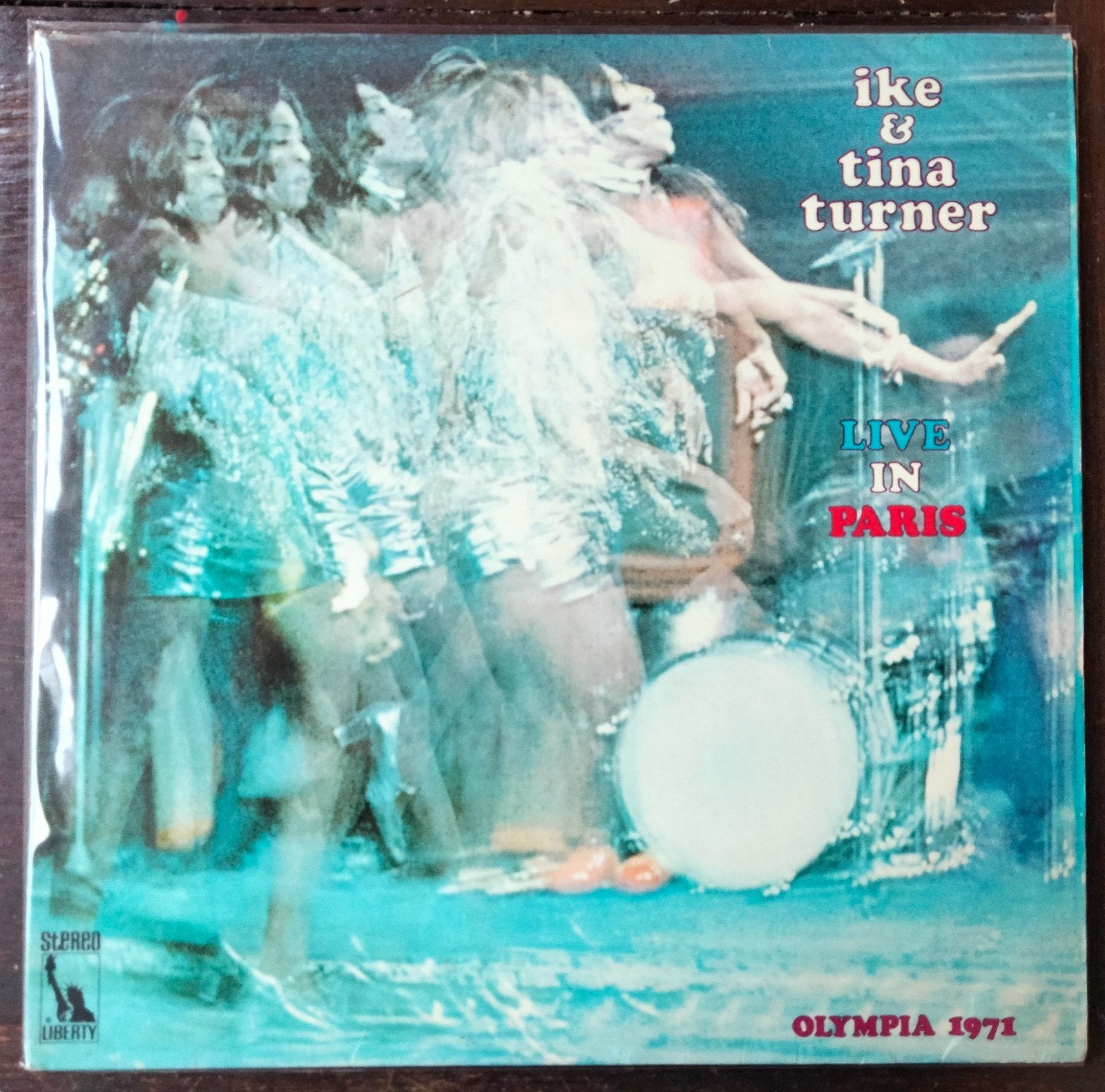 Ike and Tina Turner Live in Paris 1971, Cd's en Dvd's, Gebruikt, 12 inch, R&B, Dubbel-LP