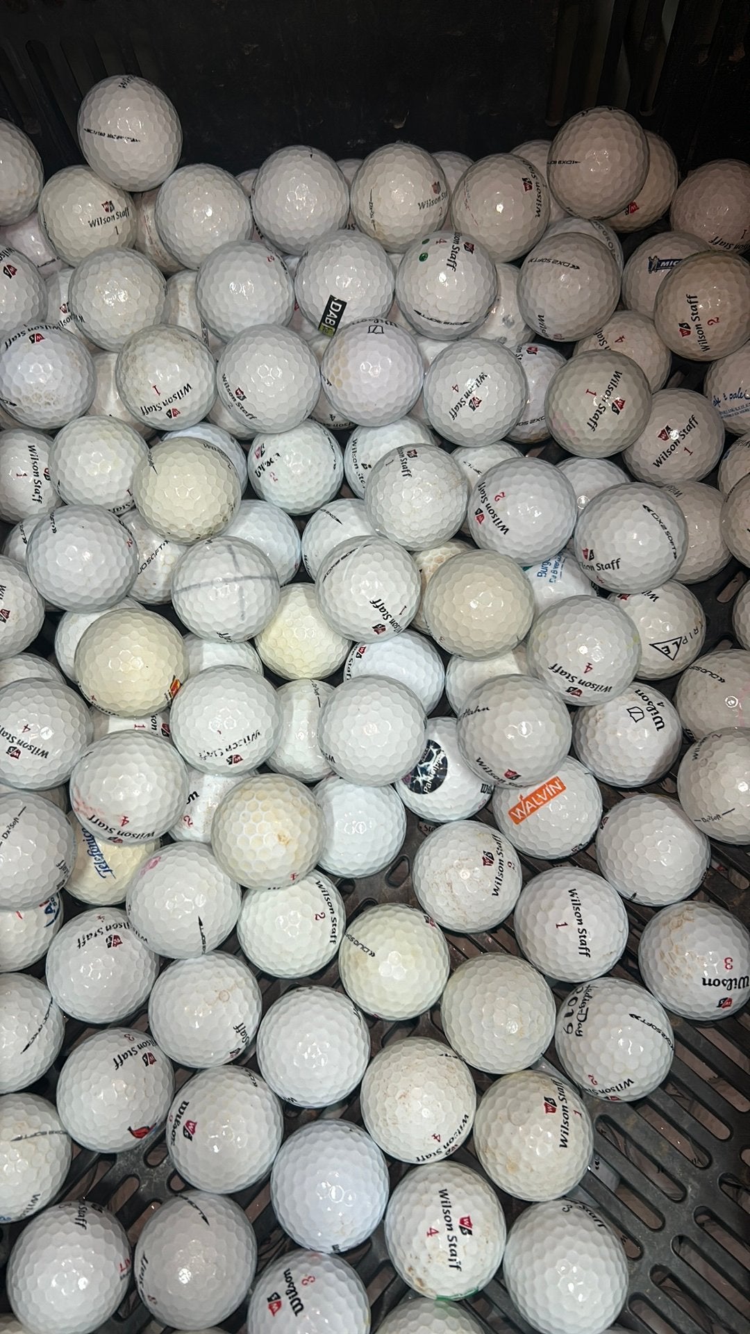 100 Stuks Wilson Staff Duo Soft Golfballen, Ophalen of Verzenden, Zo goed als nieuw, Bal(len)