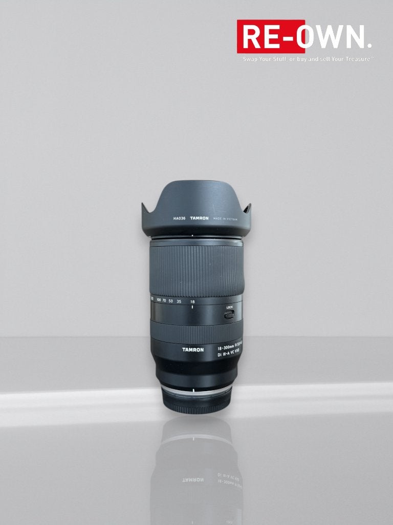Tamron 18-300mm f/3.5-6.3 Di III-A VC VXD For Fujifilm, ,, Zo goed als nieuw, ,, Telelens