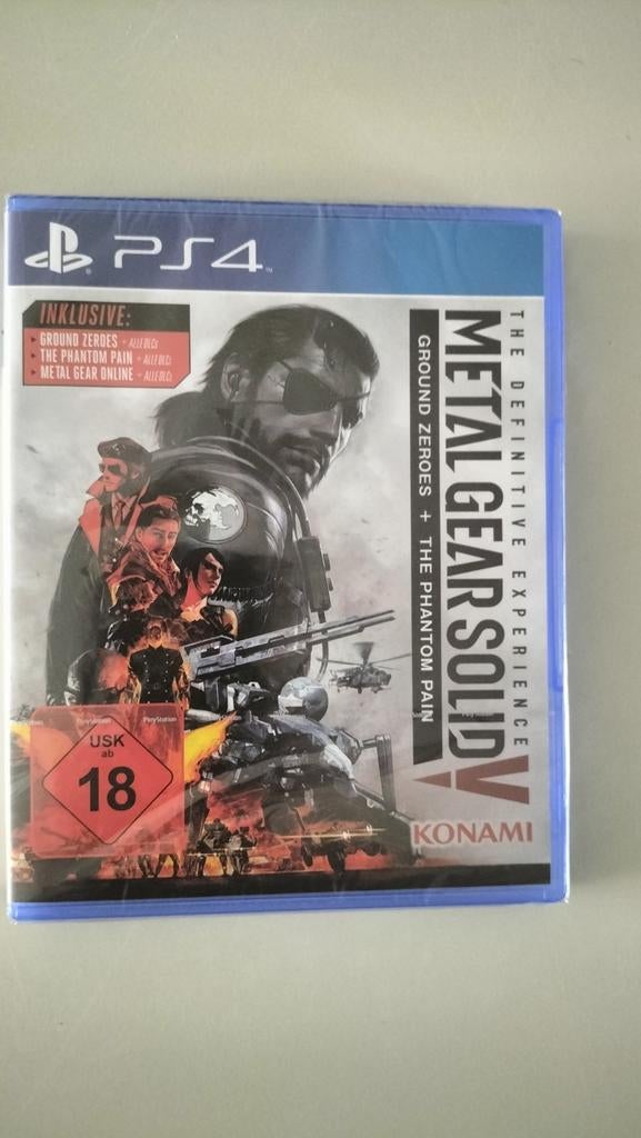 Metal Gear Solid V: The Definitive Experience PS4 nieuw in v, Spelcomputers en Games, Games | Sony PlayStation 4, Zo goed als nieuw