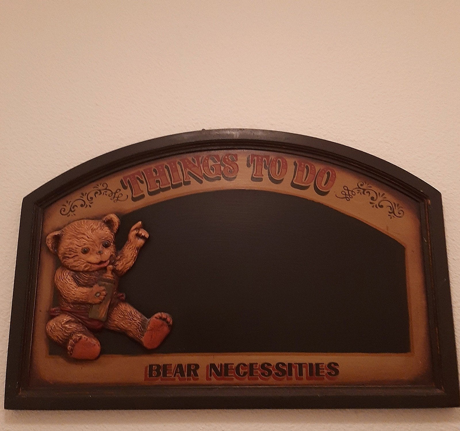 beren krijtbord, Ophalen, Krijtbord
